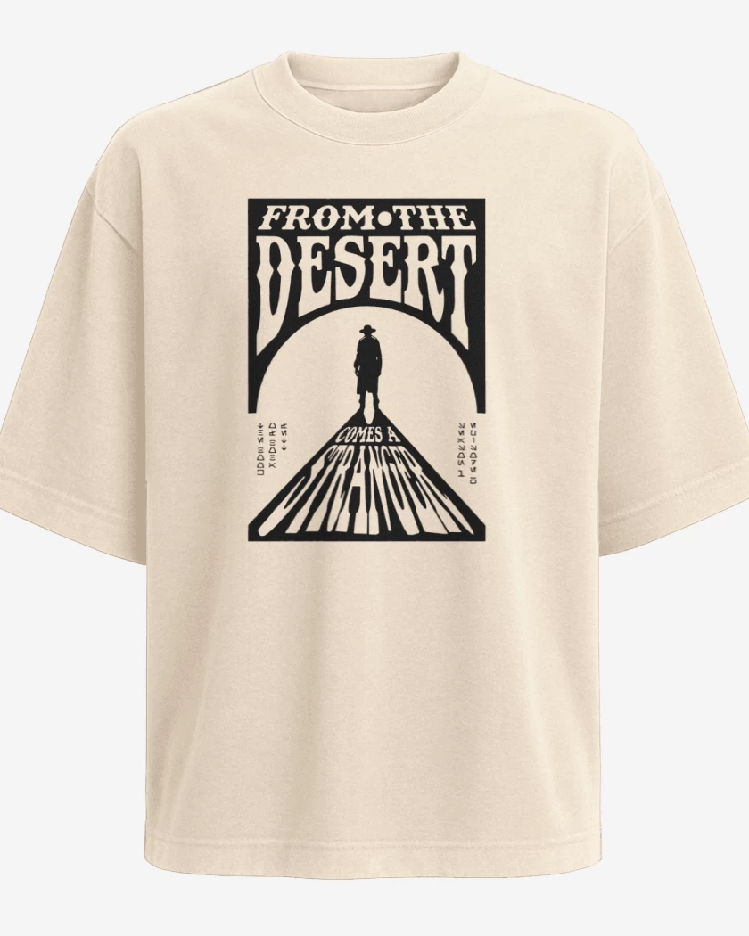 Polera Oversize Beige de El Extraño del Desierto