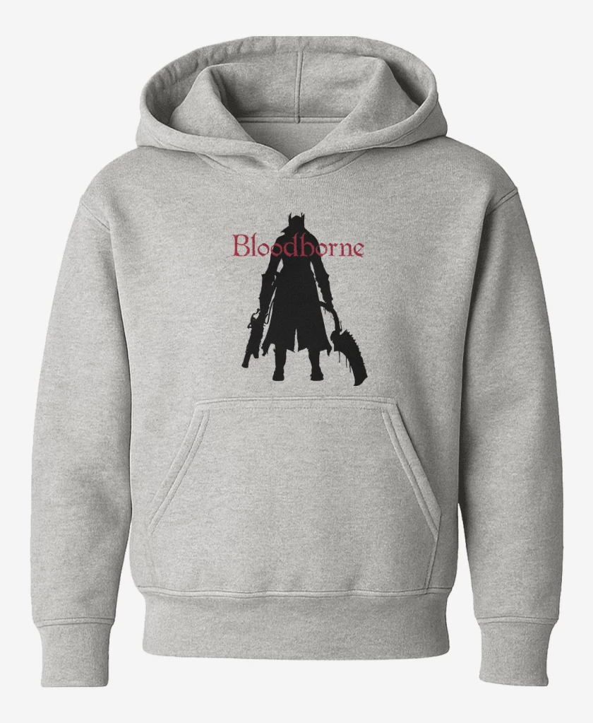Poleron de niño Gris Melange de Bloodborne