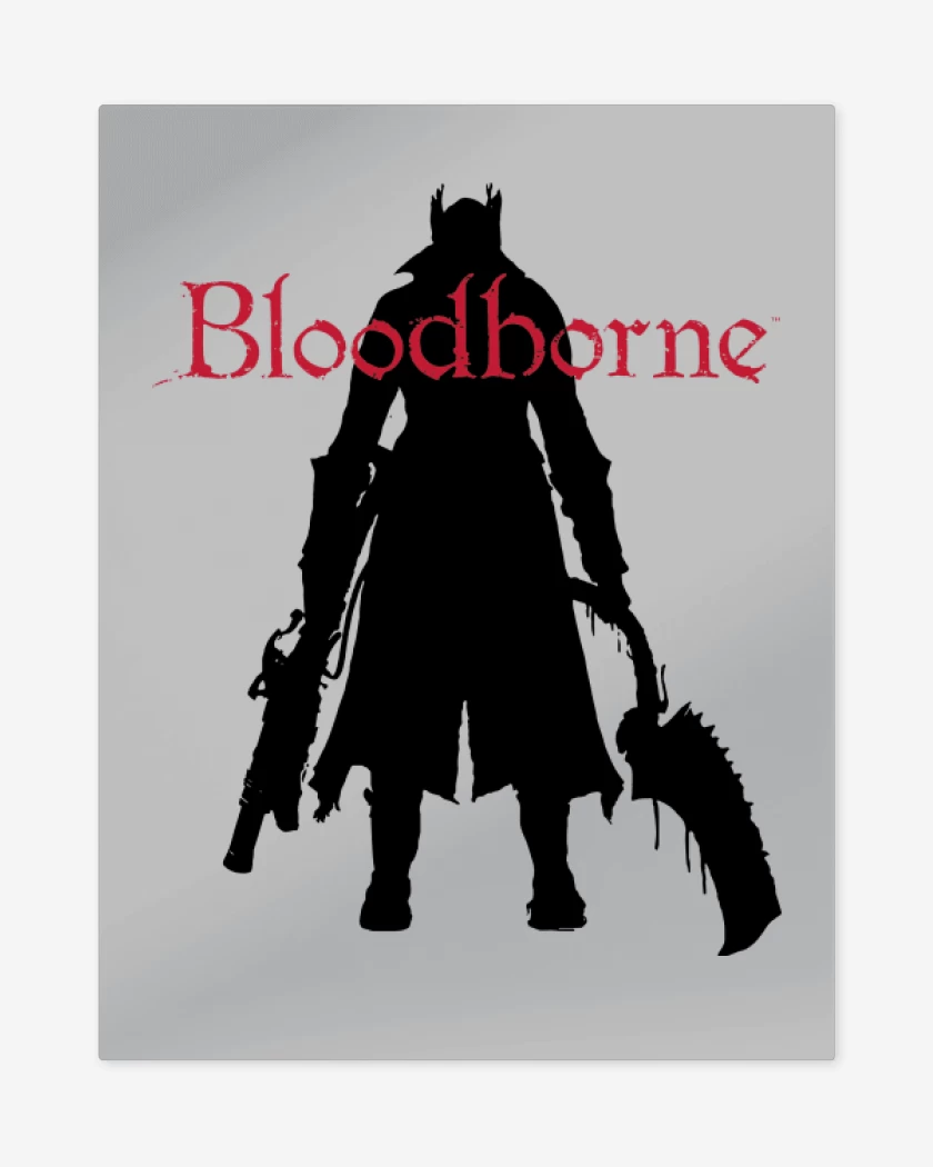 Print metalico Gris Melange de Bloodborne