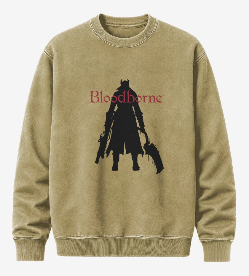 Poleron Polo Acid Wash Beige de Bloodborne