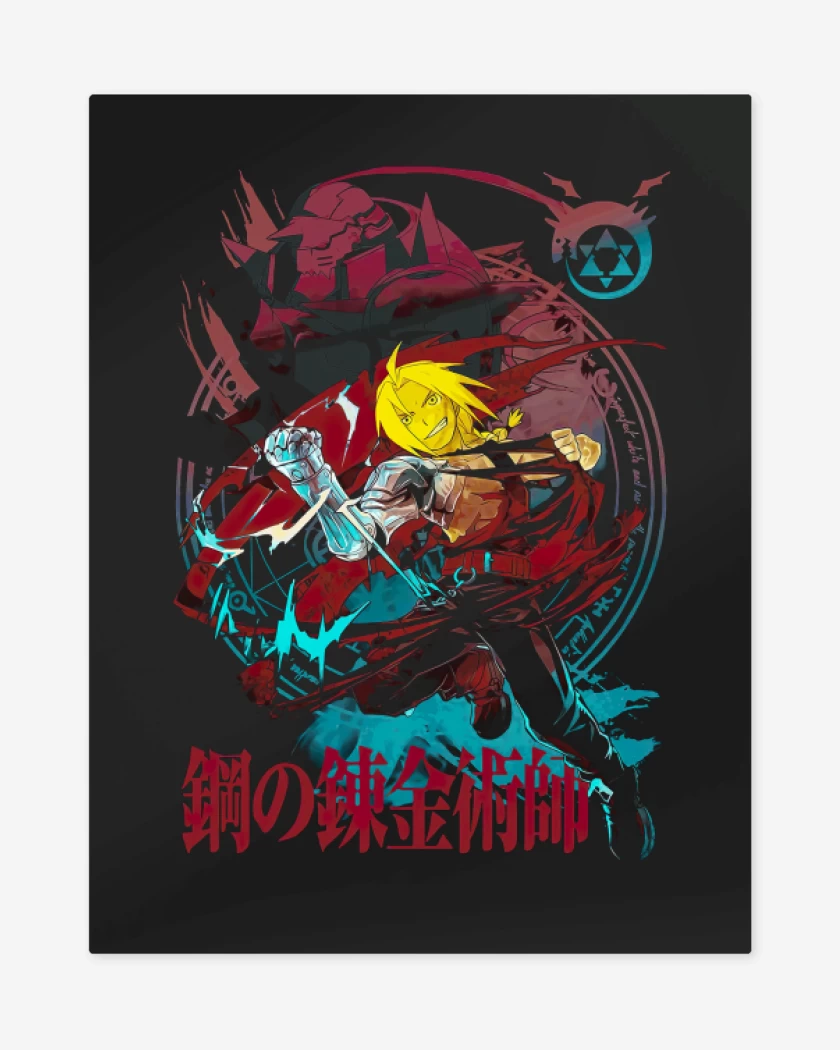 Print metalico Negro de Edward & Alphonse