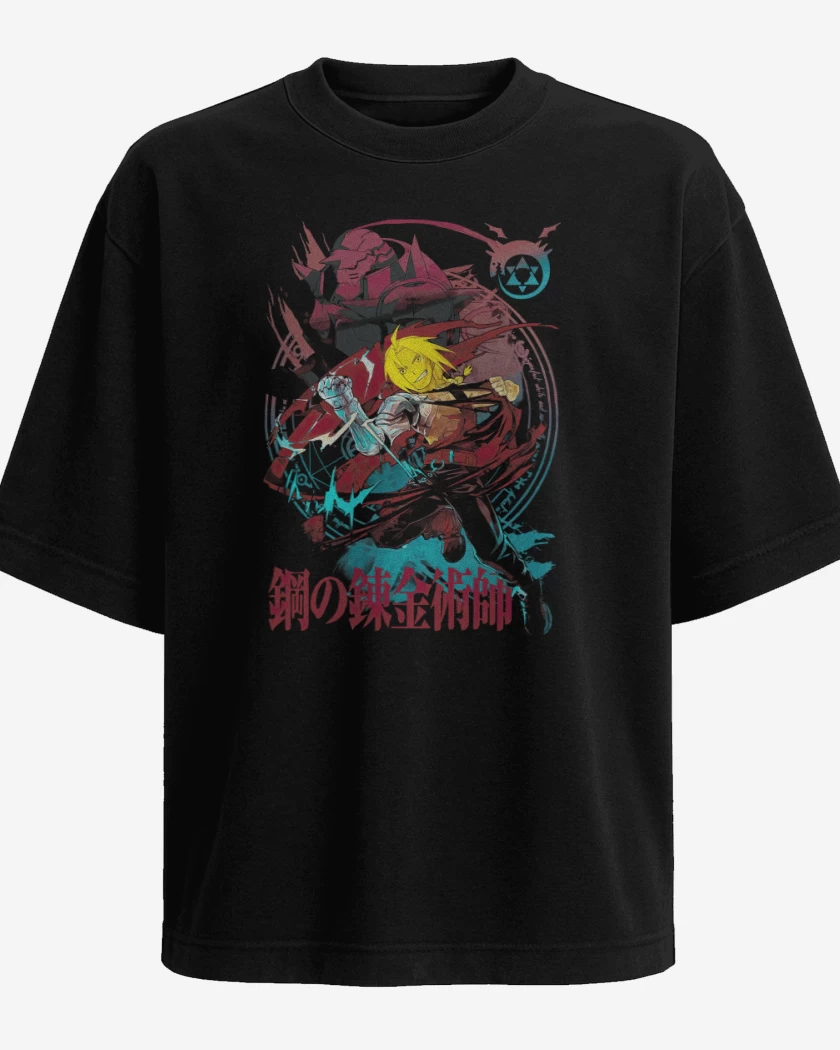 Polera Oversize Negro de Edward & Alphonse