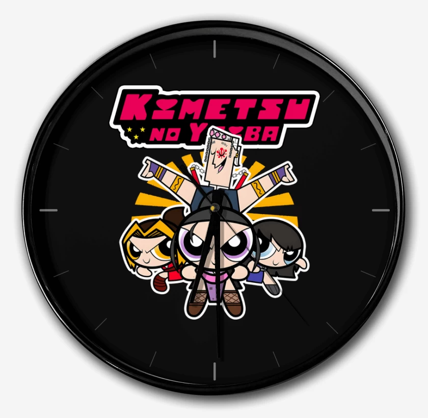 Reloj Negro de Kimetsuper Poderosaiba
