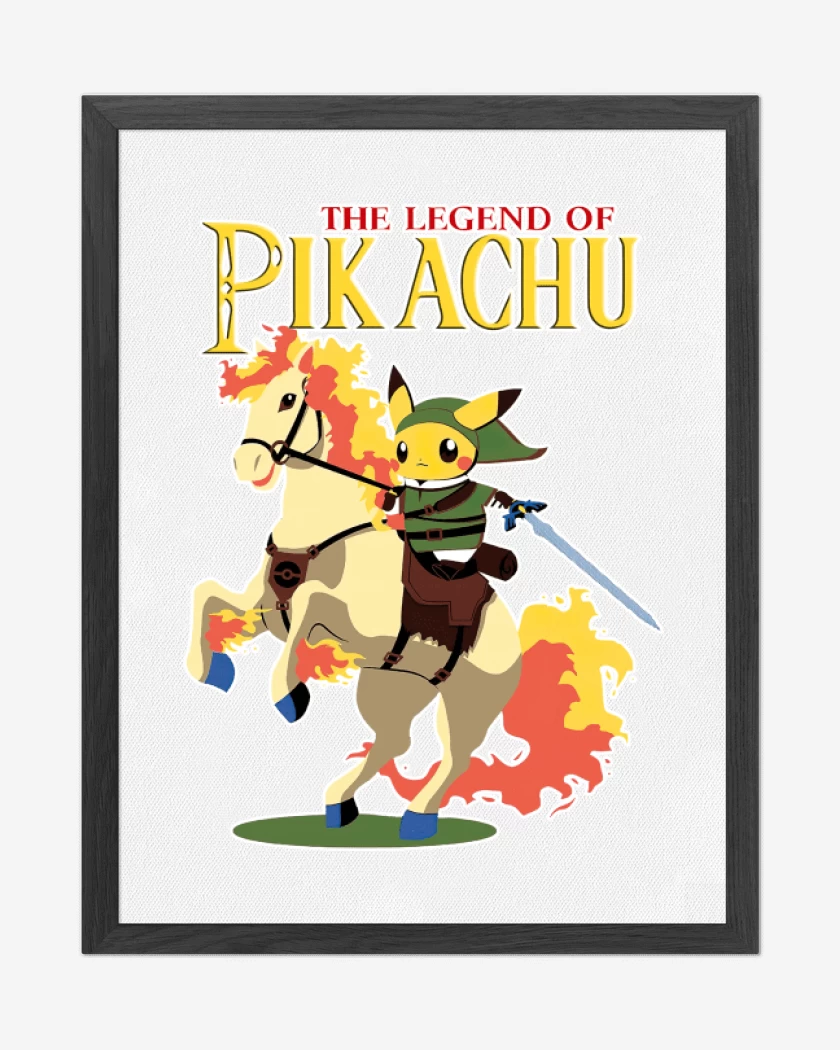 Cuadro decorativo Blanco de The Legend of Pika