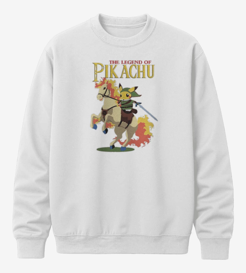 Poleron polo Blanco de The Legend of Pika