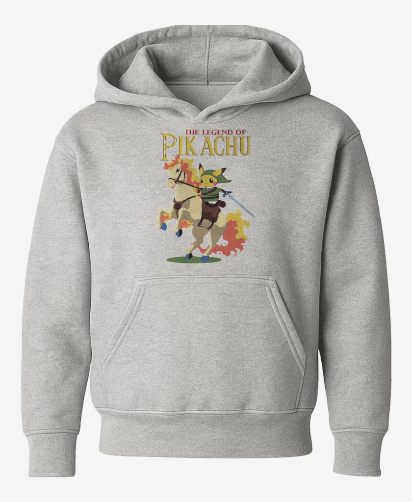 Poleron de niño Gris Melange de The Legend of Pika