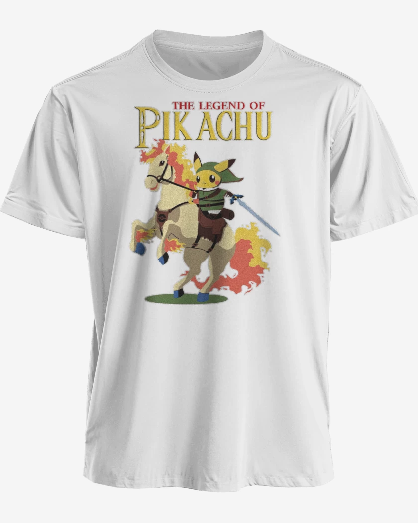 Polera premium Blanco de The Legend of Pika