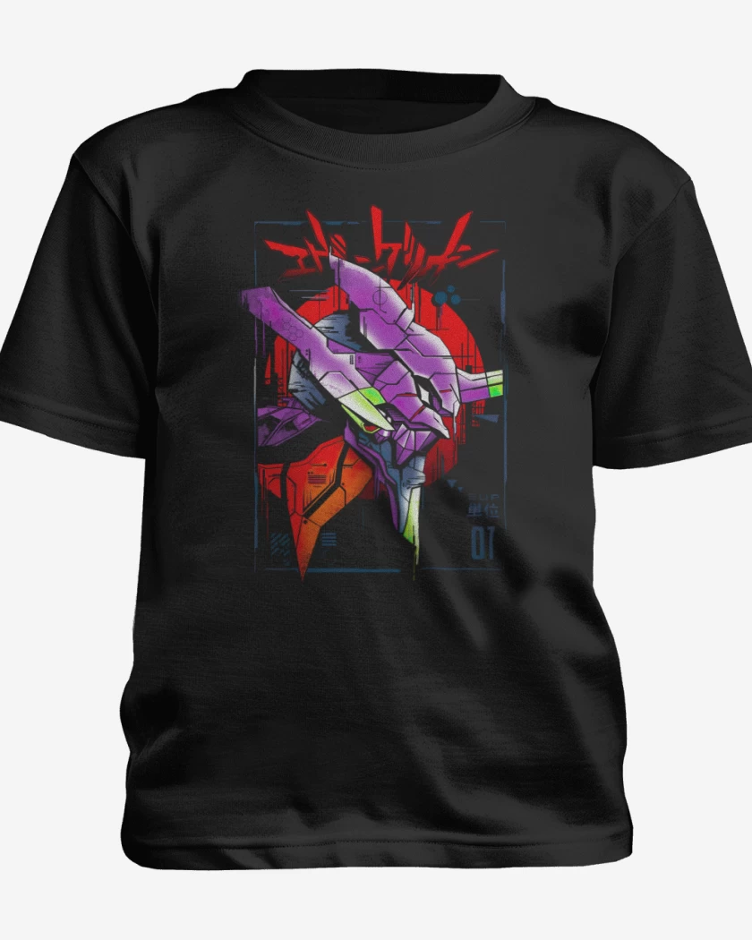 Polera de niño Negro de Evangelions 3