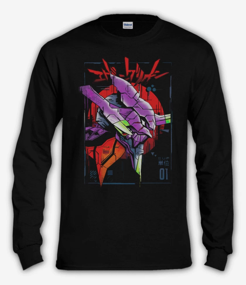 Polera manga larga Evangelions 3