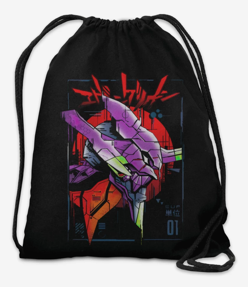 Mochila Negro de Evangelions 3