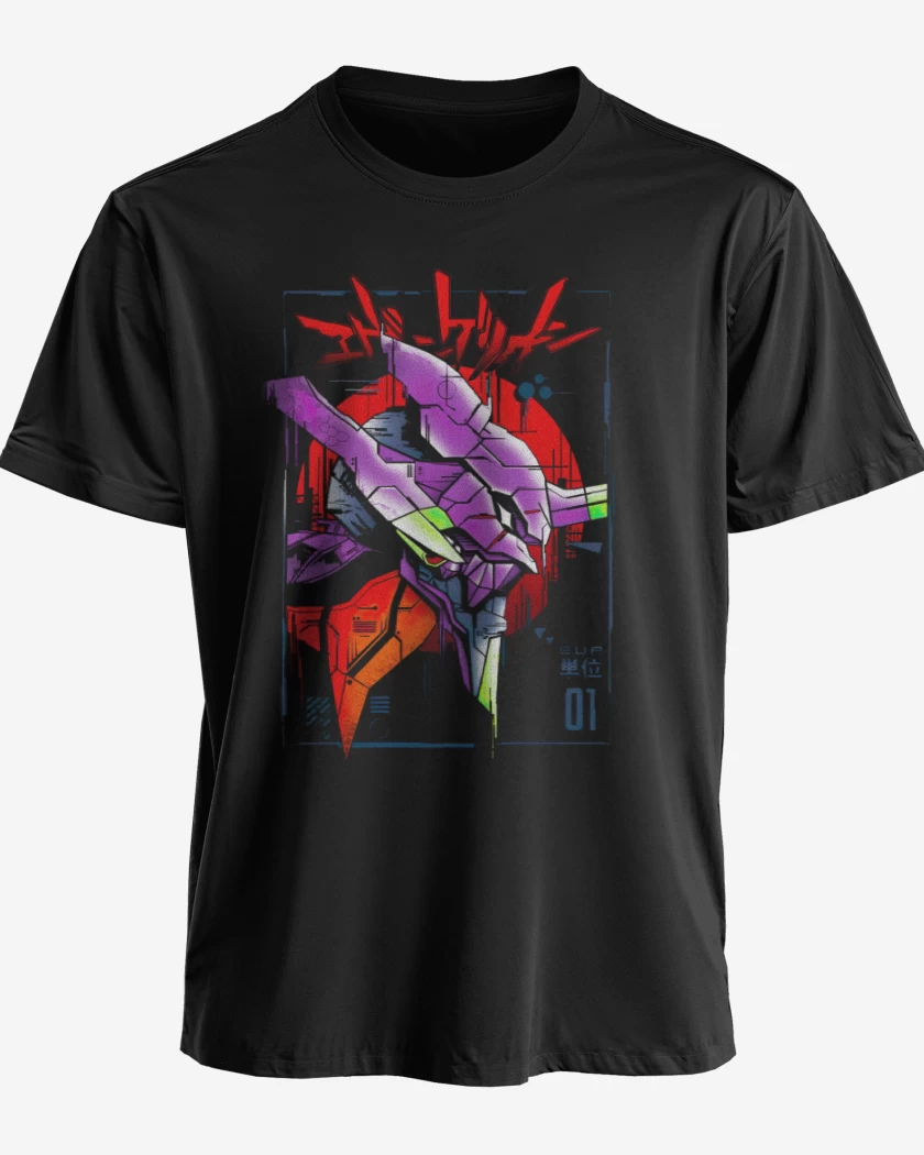 Polera premium Negro de Evangelions 3