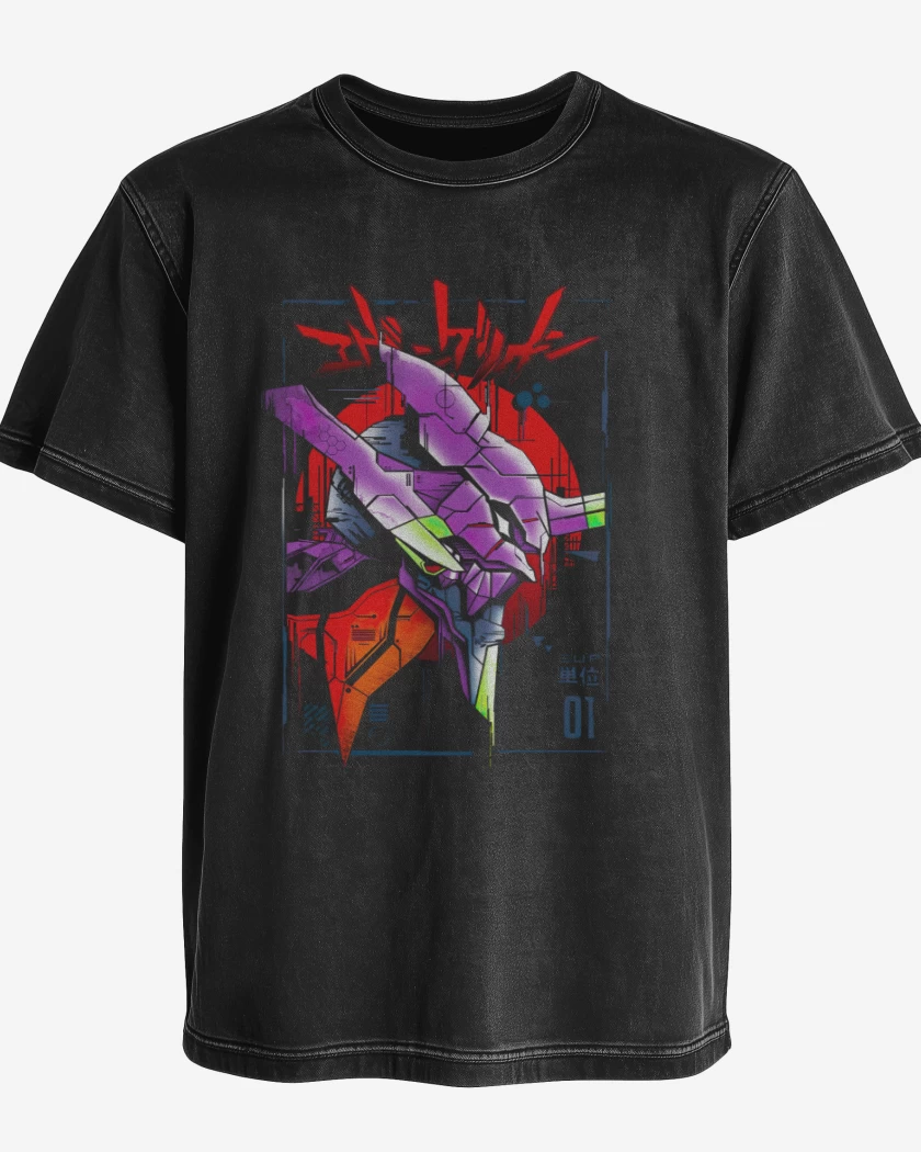 Polera desgastada Evangelions 3