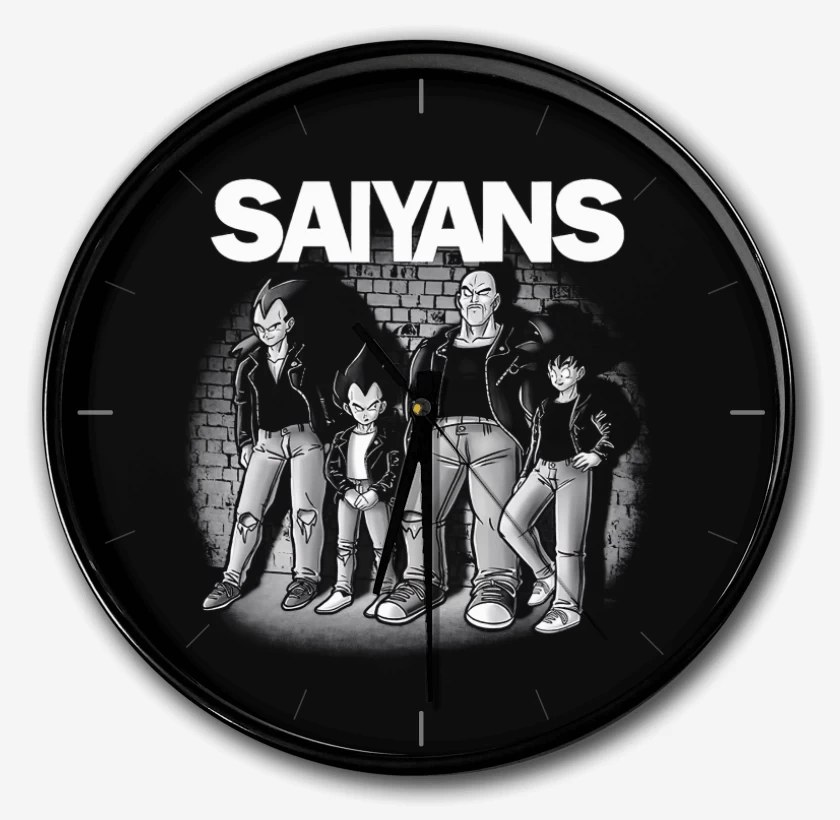Reloj Negro de Saiyans