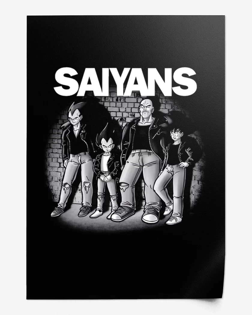 Print Saiyans