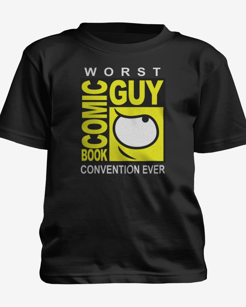 Polera de niño Negro de La Peor Convención del Comic