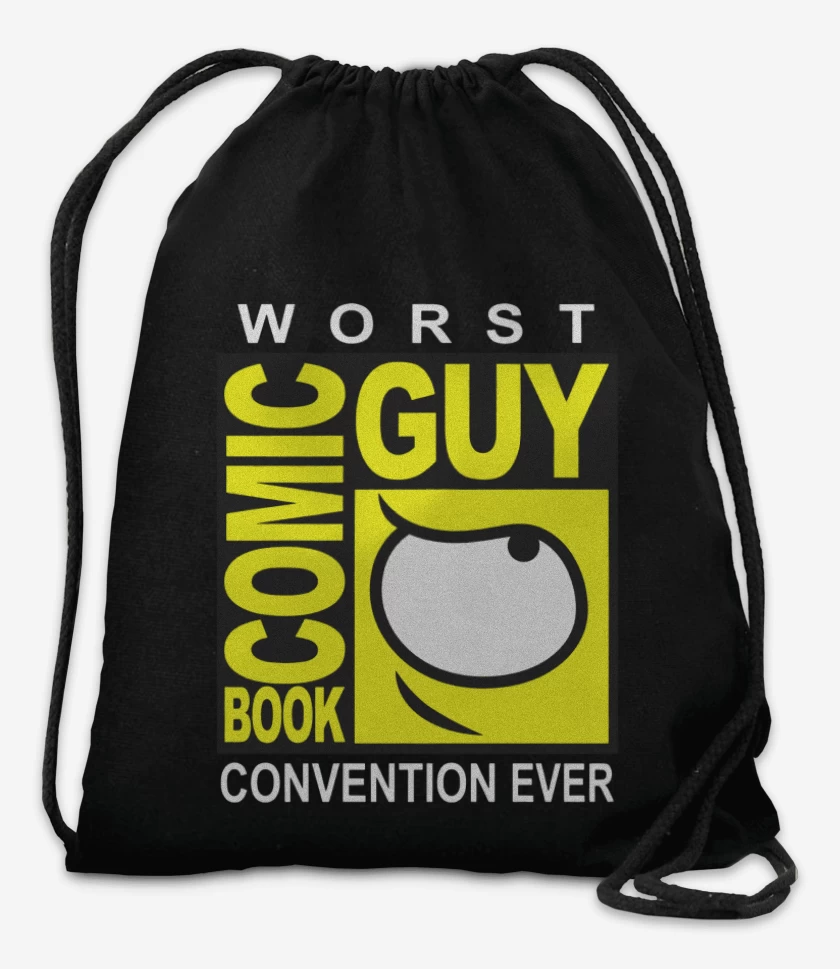 Mochila Negro de La Peor Convención del Comic