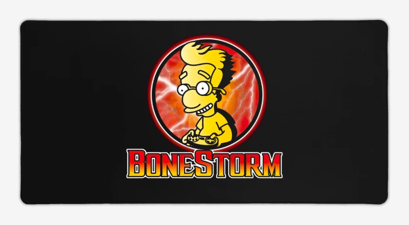 Mouse pad Gamer Negro de Milhoustorm