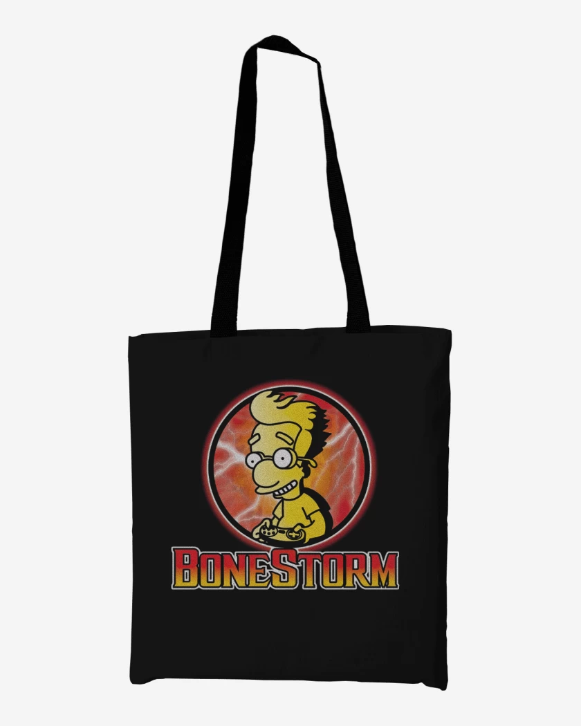 Totebag Negro de Milhoustorm
