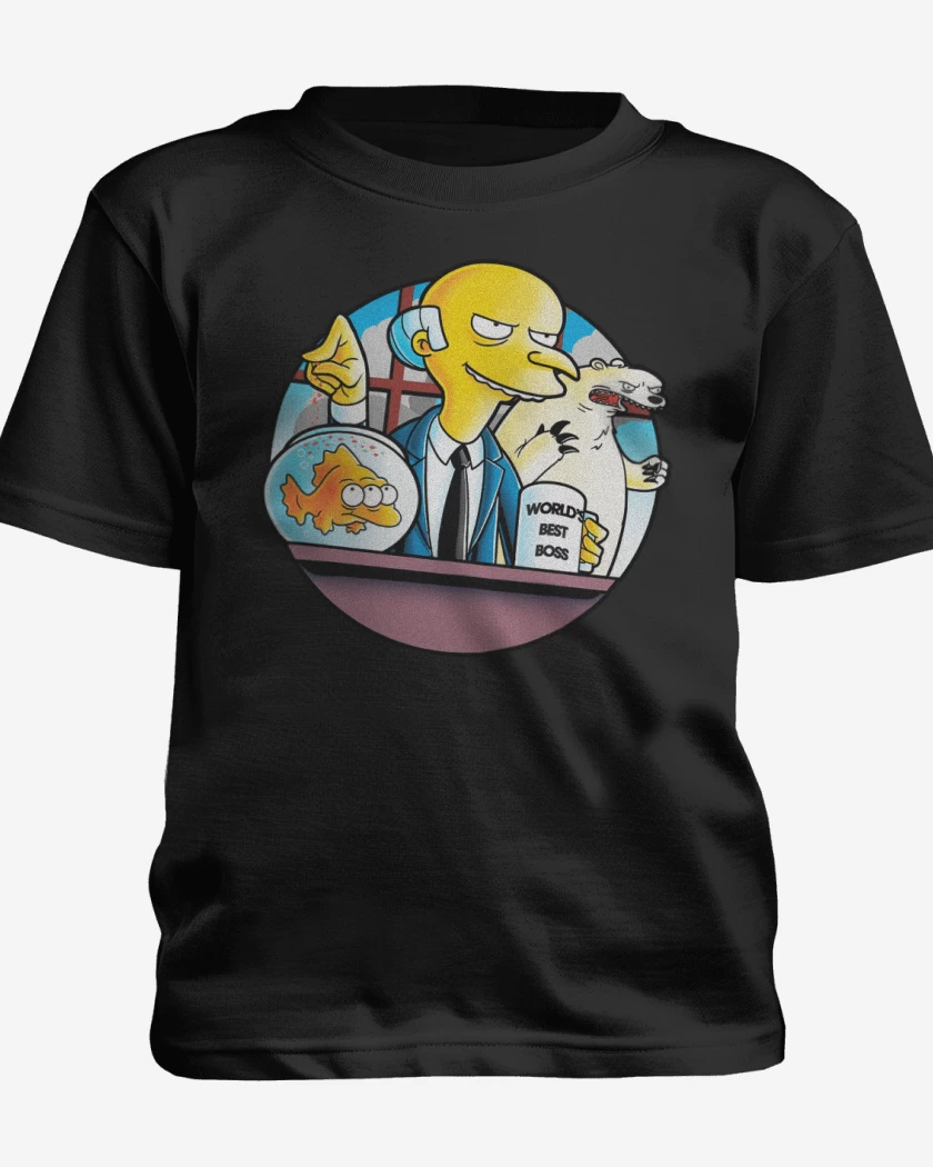 Polera de niño Negro de El Mejor Jefe del Mundo