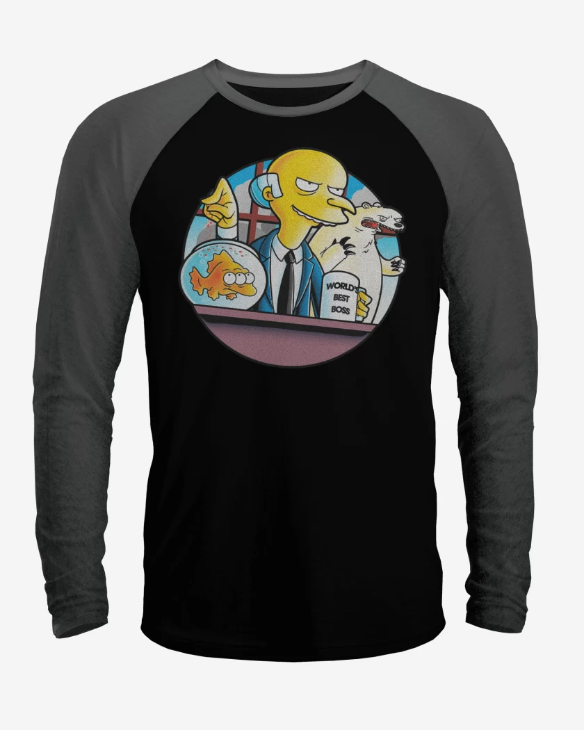 Polera Raglan El Mejor Jefe del Mundo