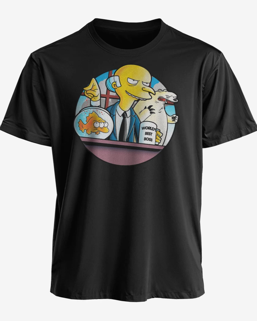 Polera premium Negro de El Mejor Jefe del Mundo