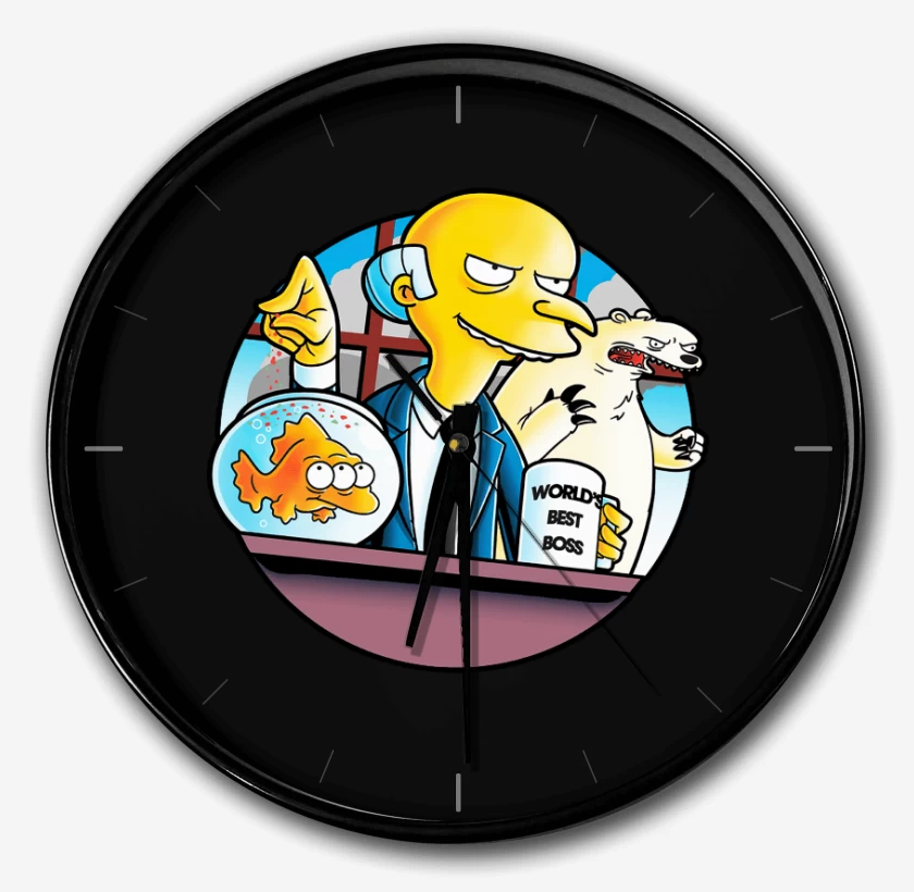 Reloj Negro de El Mejor Jefe del Mundo