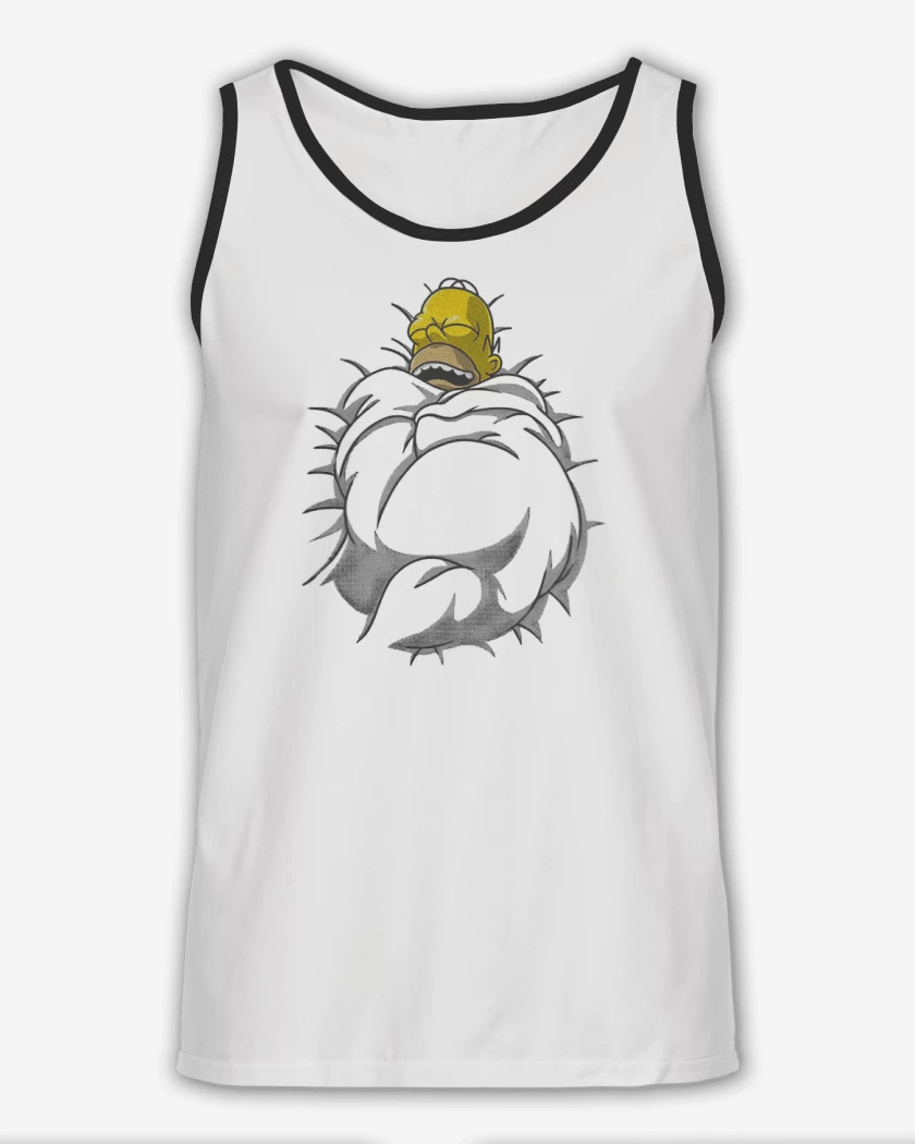 Sudadera Blanco de Homero Dormilón