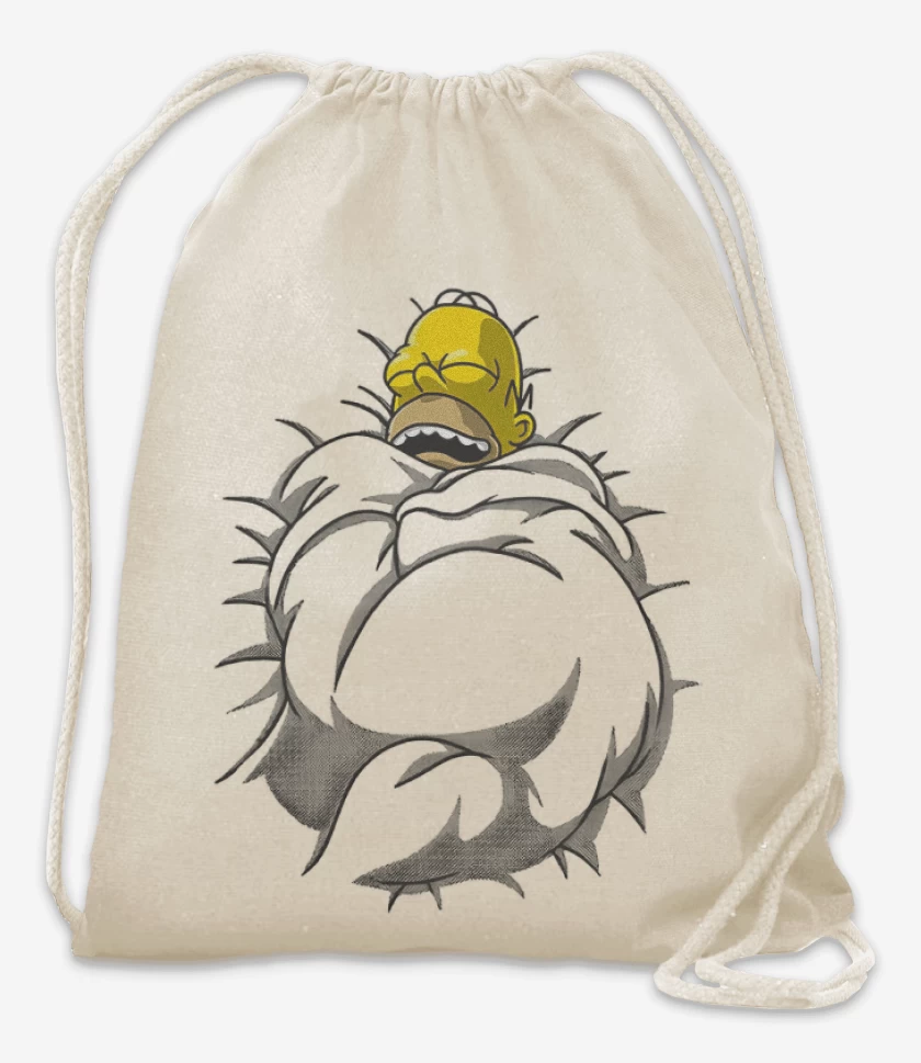 Mochila Blanco de Homero Dormilón