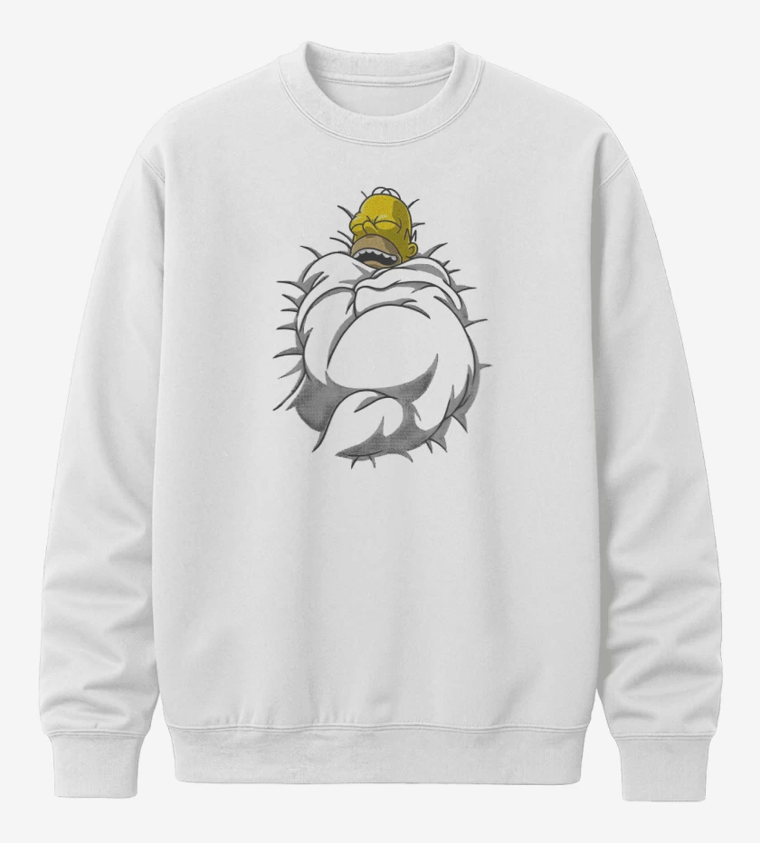 Poleron polo Blanco de Homero Dormilón