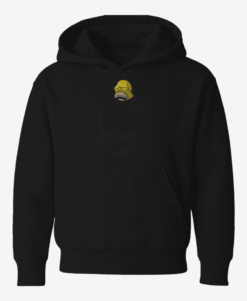 Poleron de niño Negro de Homero Dormilón