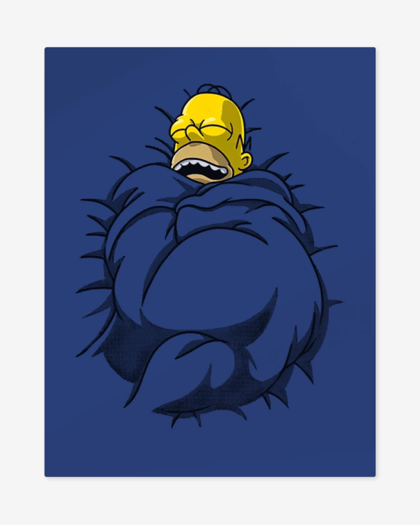 Print metalico Azul Rey de Homero Dormilón