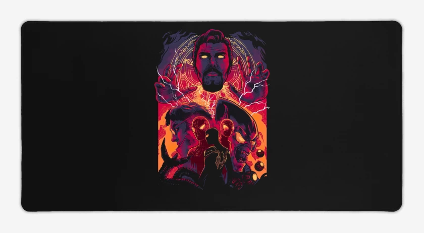 Mouse pad Gamer Negro de No Way Home