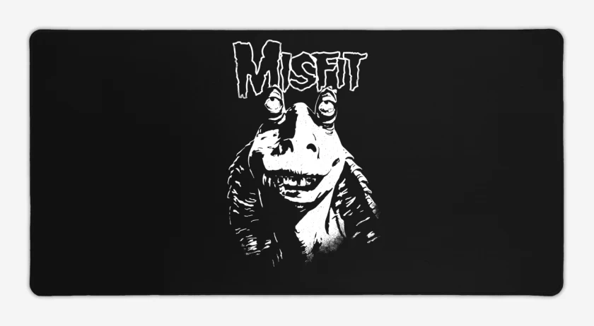 Mouse pad Gamer Negro de Jar Jar Binkfist