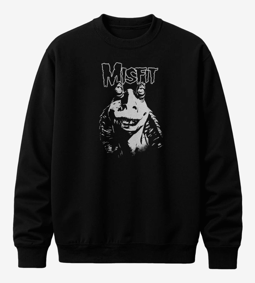 Poleron polo Negro de Jar Jar Binkfist