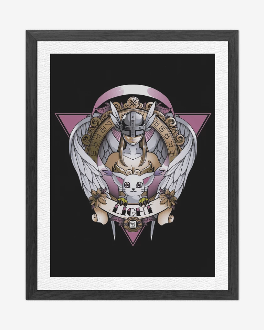 Cuadro decorativo Negro de Angewomon