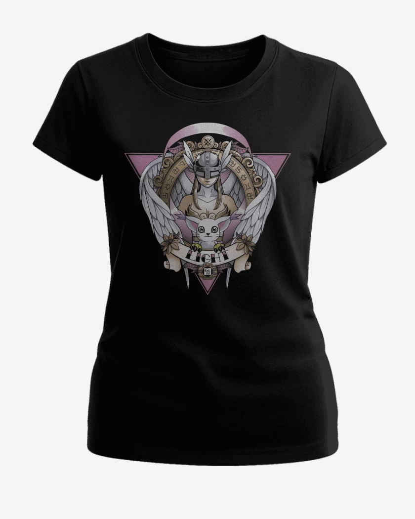 Polera de Mujer Negro de Angewomon