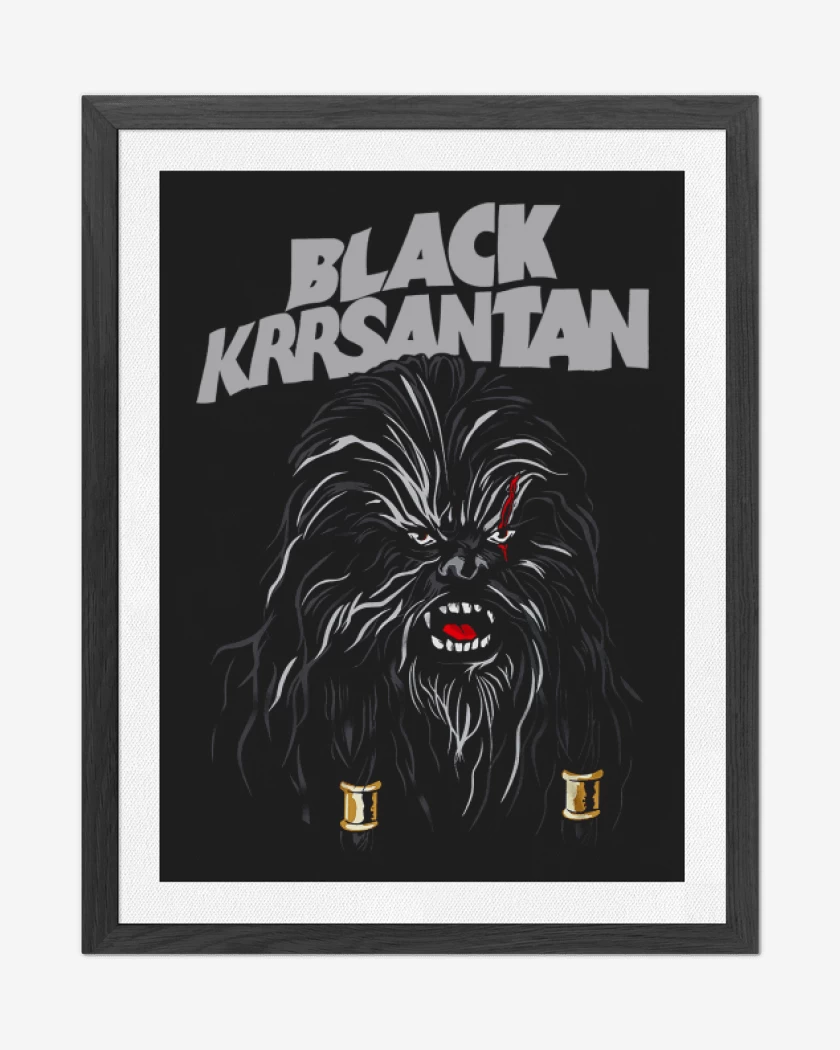 Cuadro decorativo Negro de Black Krrsantan