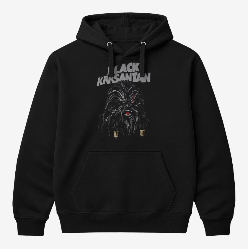 Polerón Canguro Negro de Black Krrsantan