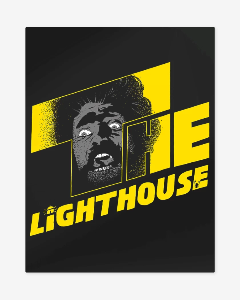 Print metalico Negro de The Lighthouse