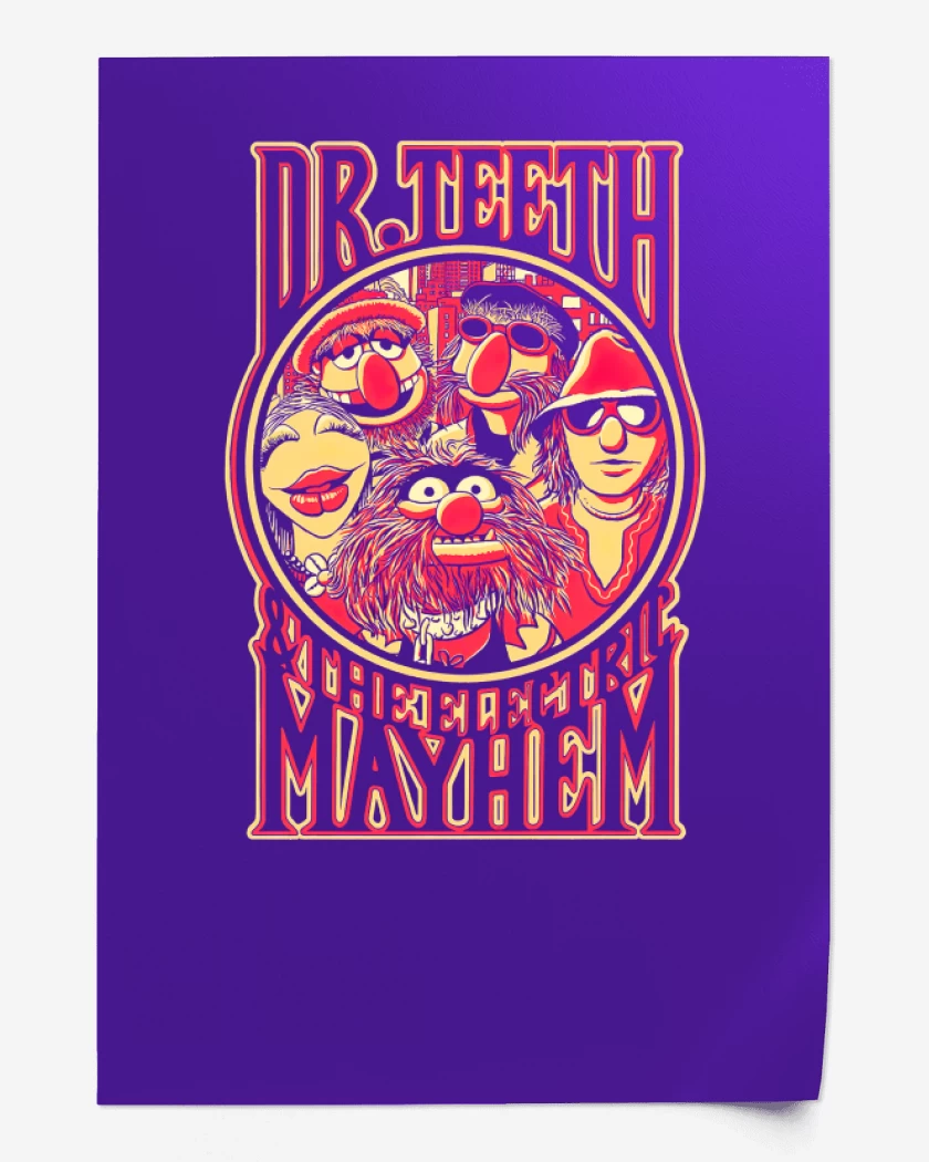 Print Dr. Teeth & The Electric Mayhem