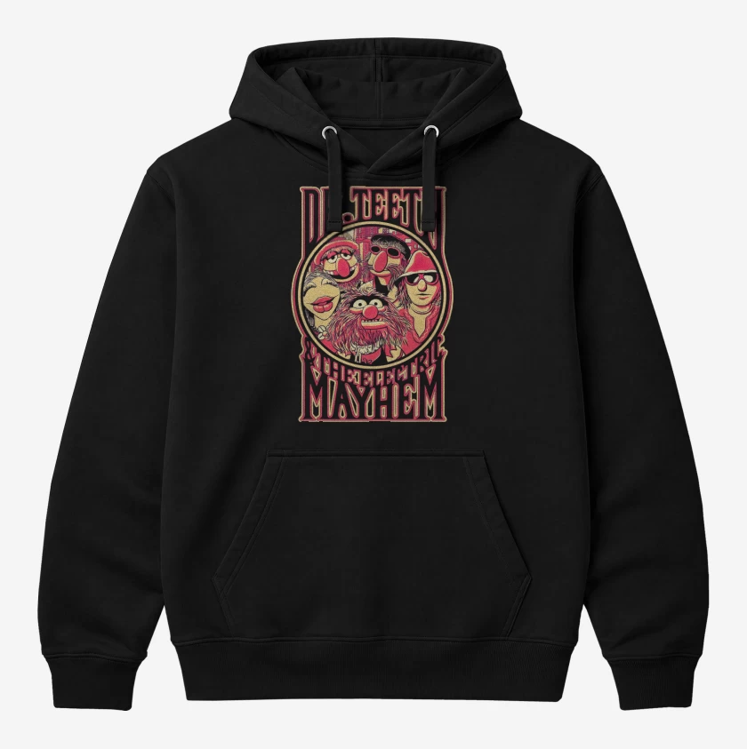 Polerón Canguro Negro de Dr. Teeth & The Electric Mayhem