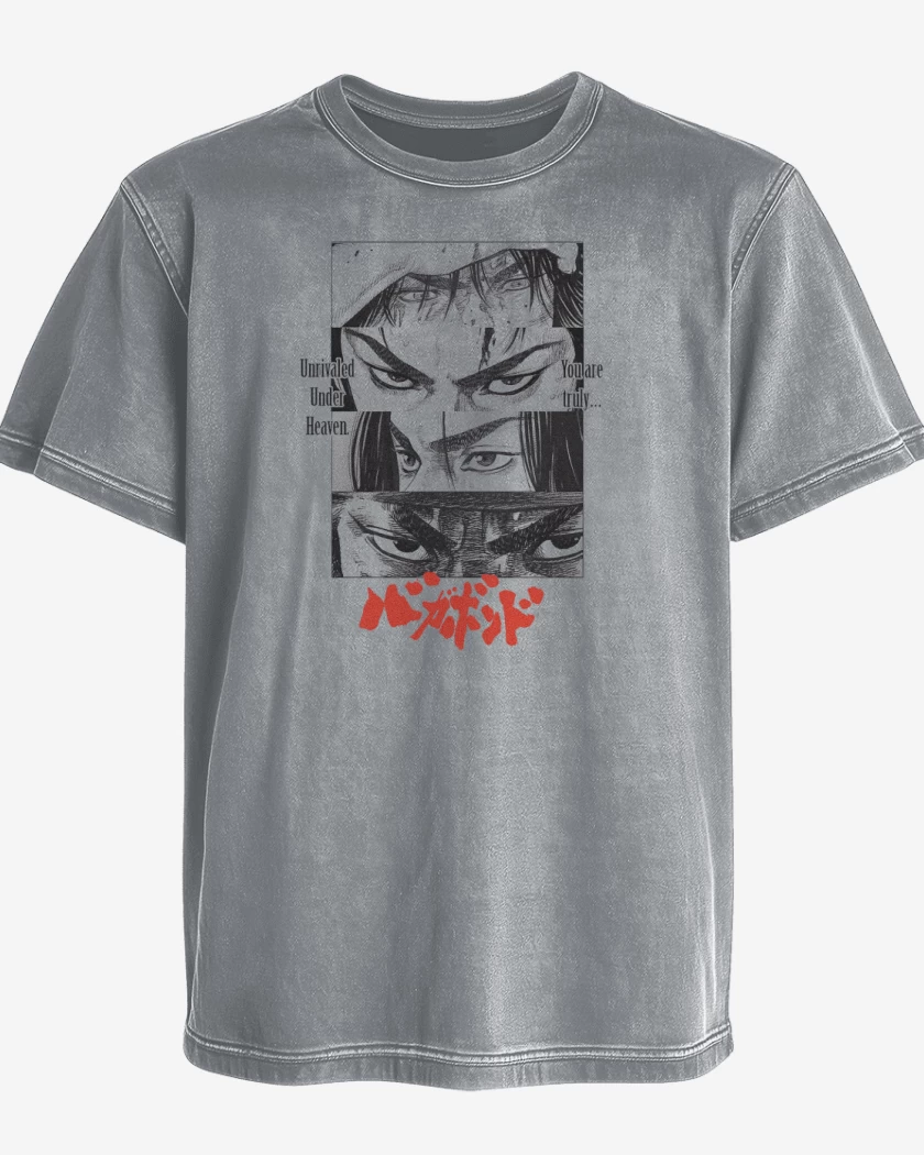 Polera desgastada Gris Melange de Vagabond
