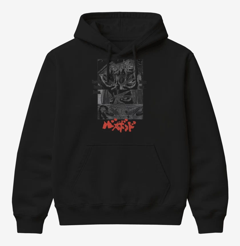 Poleron Canguro básico Negro de Vagabond
