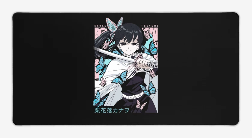 Mouse pad Gamer Negro de Kanao Tsuyuri