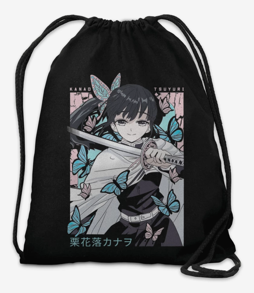 Mochila Negro de Kanao Tsuyuri