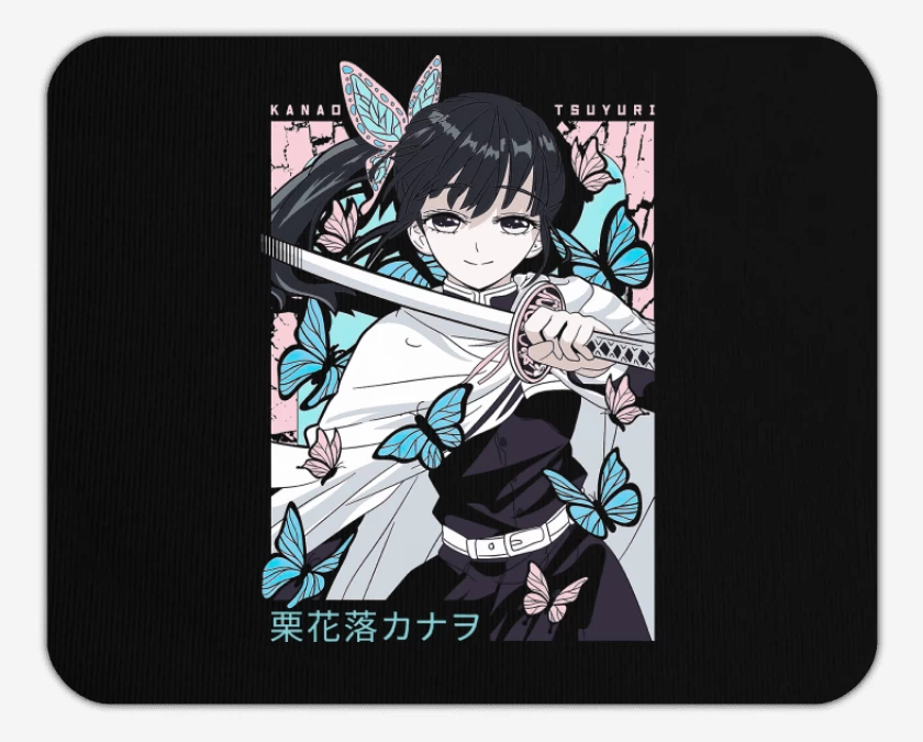 Mousepad Negro de Kanao Tsuyuri
