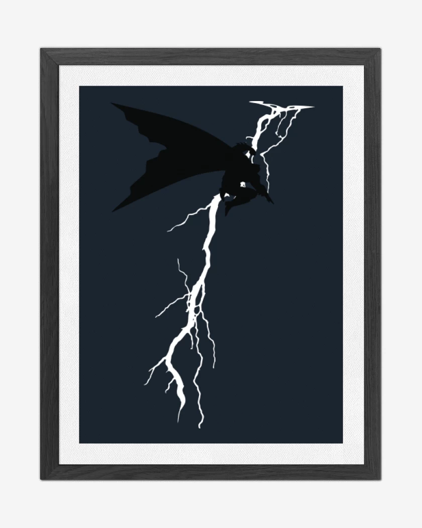 Cuadro decorativo Azul Marino de Batman TDK Returns