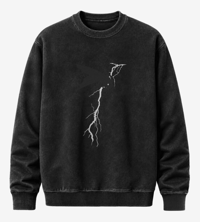 Poleron Polo Acid Wash Negro de Batman TDK Returns