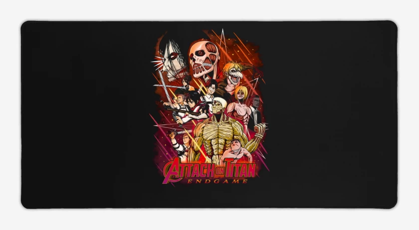 Mouse pad Gamer Attack on Titan EndGame