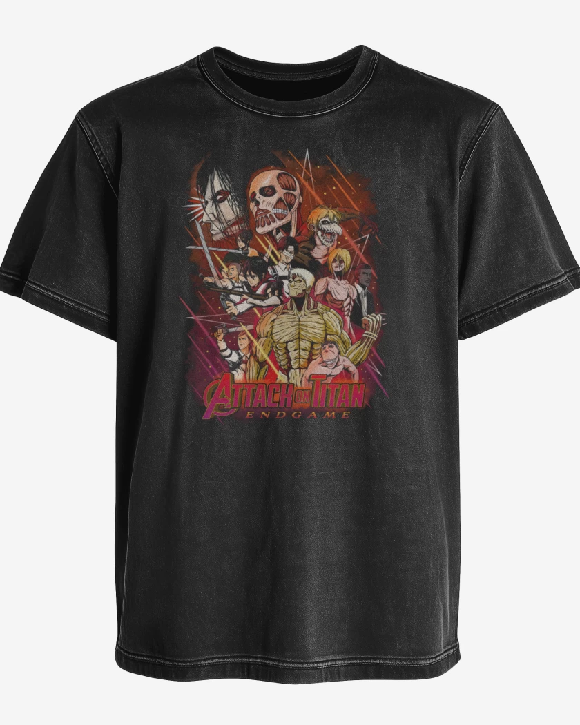Polera desgastada Attack on Titan EndGame